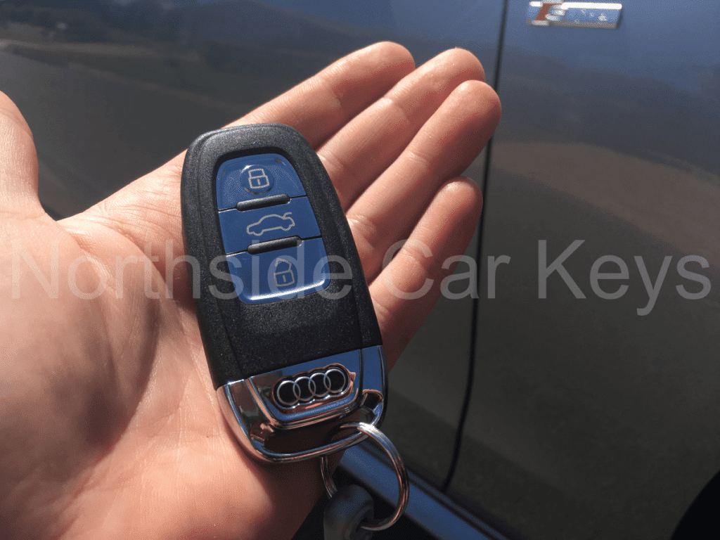 2009 AUDI A5 COUPE aftermarket smart slot key cut and programmed