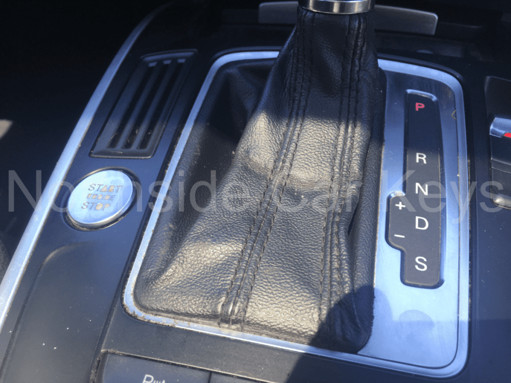 2009 AUDI A5 COUPE push button start and gearstick