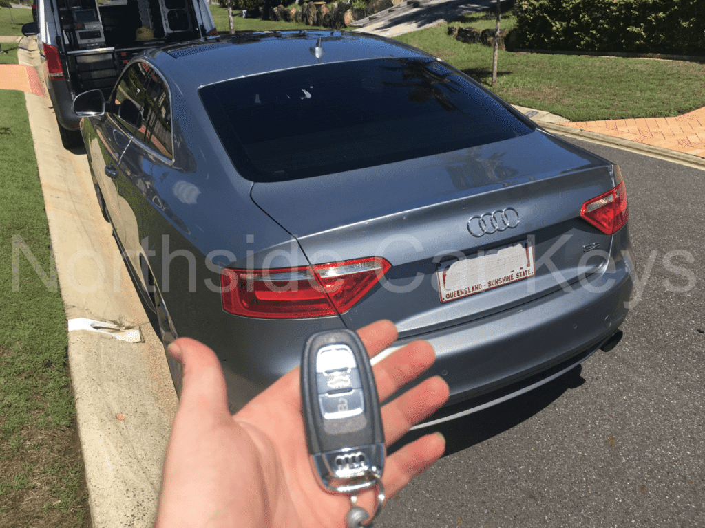 2009 AUDI A5 COUPE with smart slot key provided by Northside Car Keys