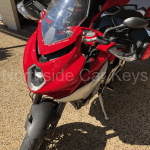 Replacement key made for this 2015 MV AGUSTA TURISMO VELOCE MOTORCYCLE by Northside Car Keys