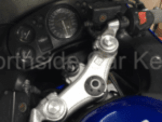 Honda CBR1100 Motorcycle dashboard