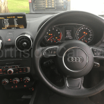 Dashboard view with remote key in ignition for 2016 AUDI A1 HATCHBACK