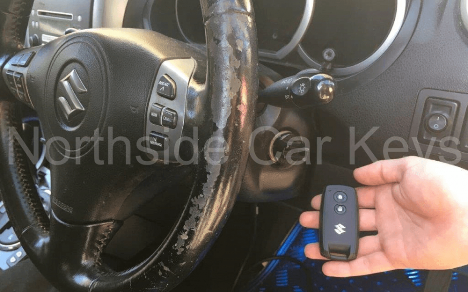Suzuki Grand Vitara slot key made by Northside Car Keys