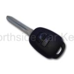 Rectangle shape remote key for Toyota 2 button lock and unlock buttons