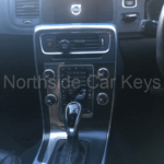 VOLVO S60 SEDAN 2014 centre console with replacement slot key and push button start