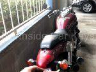 2010 KYMCO MOTOR CYCLES VENOX MOTORCYCLE rear view