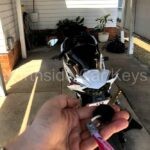 KAWASAKI NINJA 300 MOTORCYCLE 2014 with replacement key all keys lost