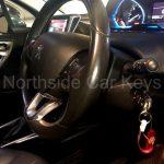 2014 PEUGEOT 2008 SERIES WAGON New remote key in ignition