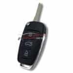 Replace Audi flip remote key 3 buttons available from Northside Car Keys Brisbane