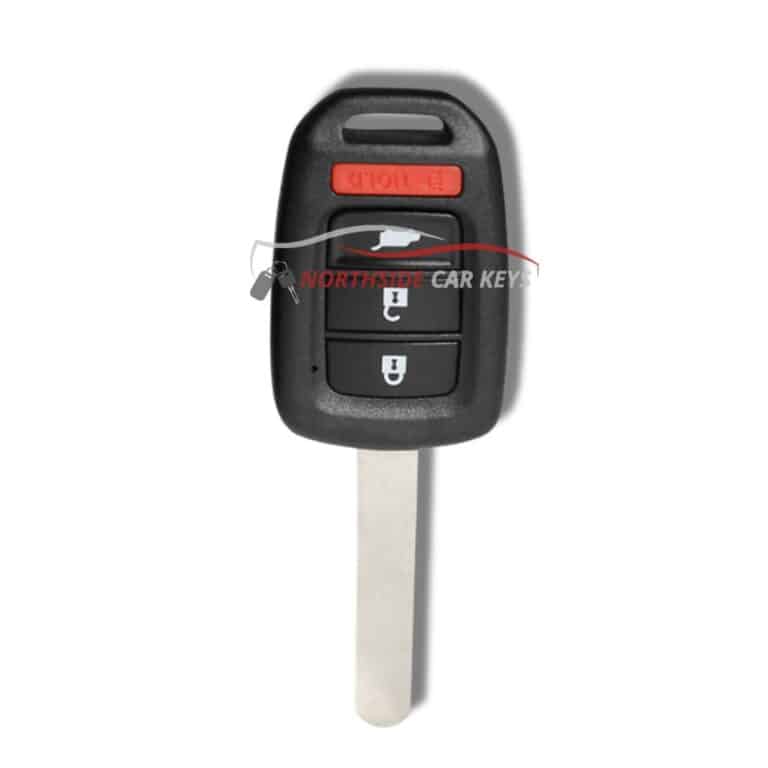 Honda 4 button remote key,from Northside Car Keys