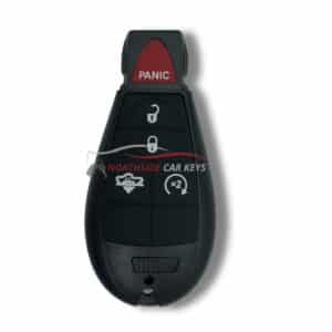 Dodge 4 button remote key,from Northside Car Keys