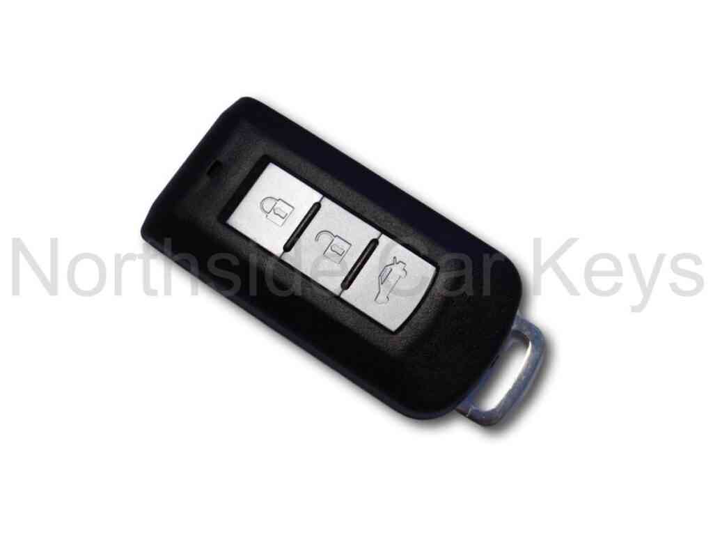 Mitsubishi Smart Key/FAST Key 3 button rectangular shape