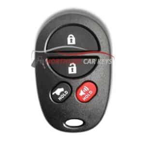 Toyota 4 button remote,from Northside Car Keys
