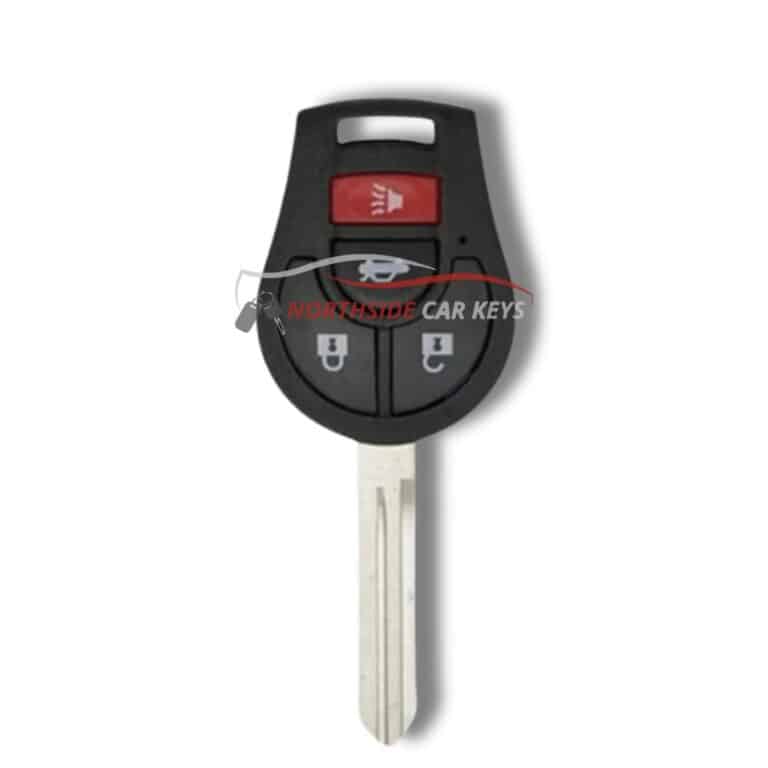 Nissan 4 button remote key,from Northside Car Keys