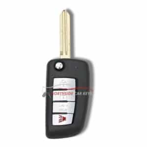 Nissan 4 button remote key,from Northside Car Keys