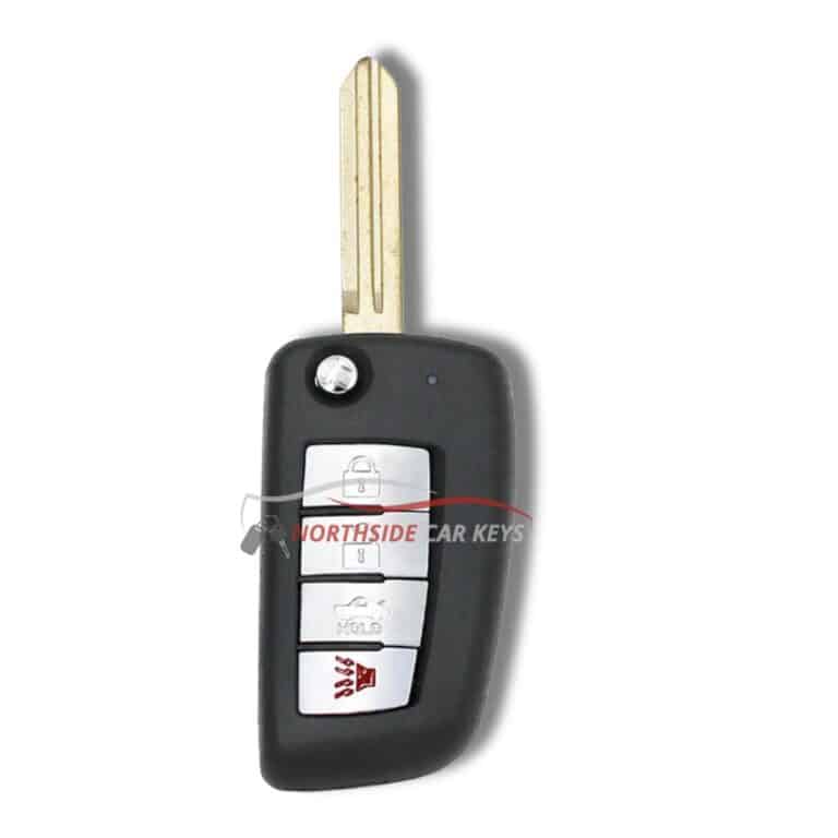 Nissan 4 button remote key,from Northside Car Keys