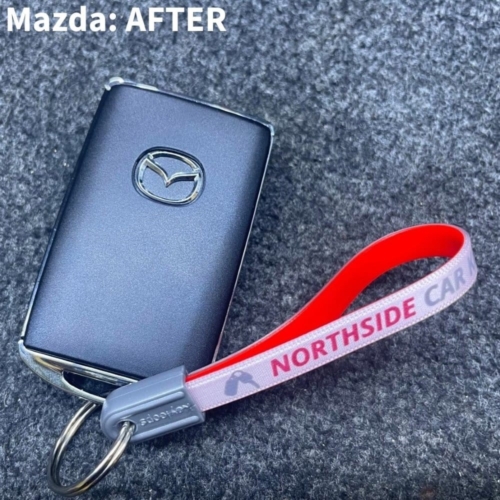 Mazda smart key looking brand new after fix by Northside Car Keys