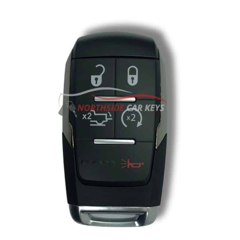 Dodge smart start 4button remote key,from Northside Car Keys