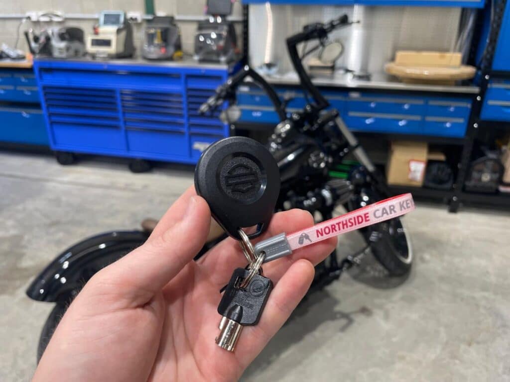 2010 HARLEY-DAVIDSON STREET MOTORCYCLE - replacement fob &amp; key all keys lost
