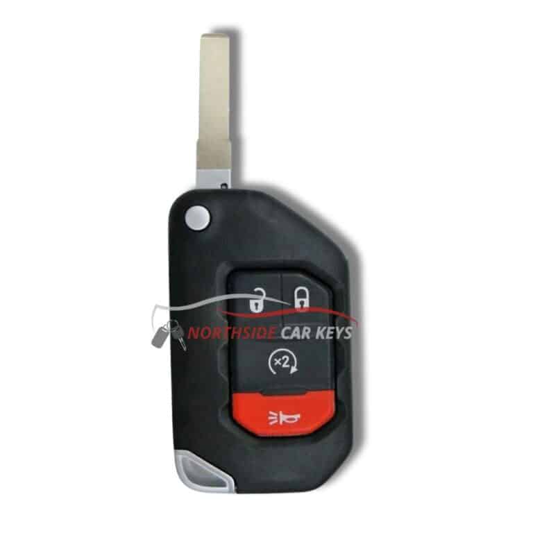 Jeep 4 button remote key,from Northside Car Keys