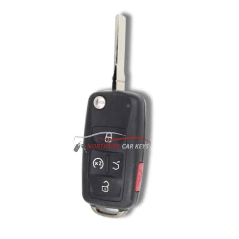 VW 5 button remote key,from Northside Car Keys