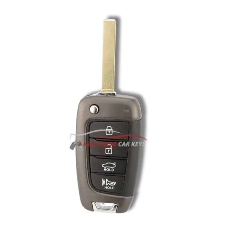Hyundai 4 button remote key,from Northside Car Keys