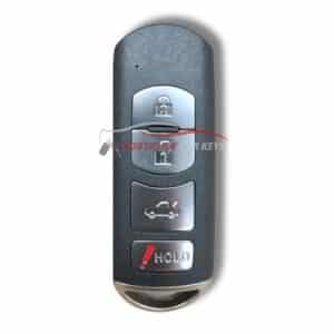 Mazda 4 button smart key,from Northside Car Keys