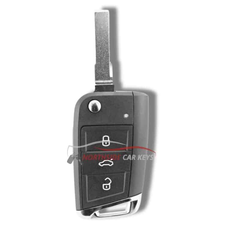 Skoda 3 button remote key,from Northside Car Keys