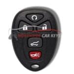 Chevrolet 5 button remote,from Northside Car Keys